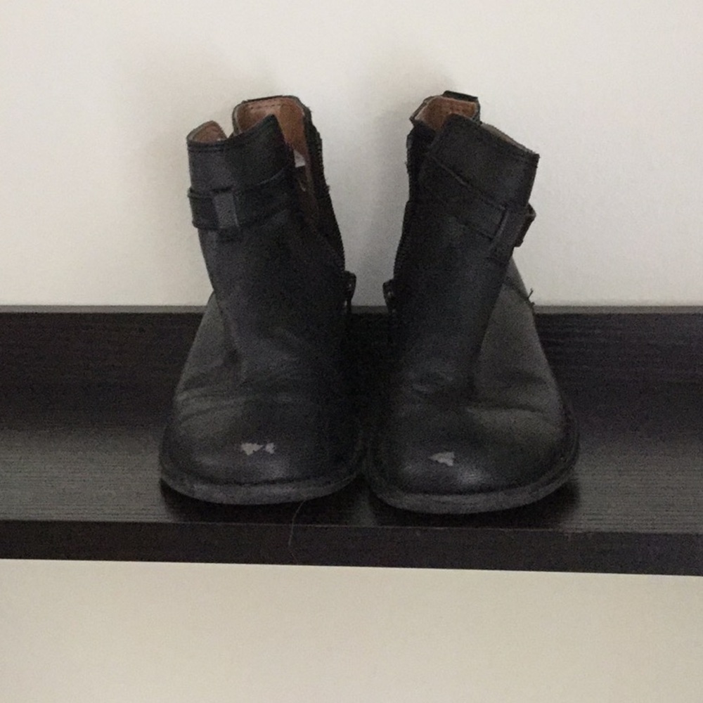 Black ankle boots